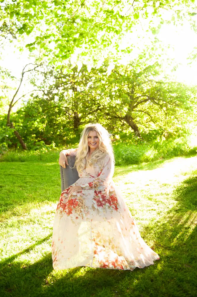 Tricia Scheer outside in civillian clothes